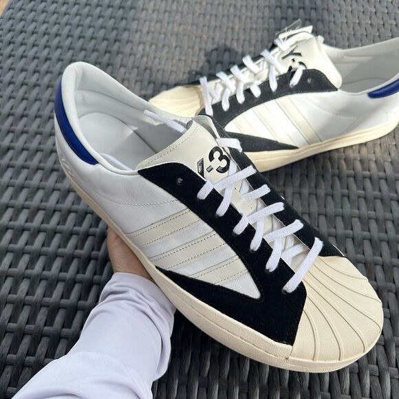 Adidas Y-3 Yohji Star White Bold Blue Men\'s Athletic Shoes FX0895 Size 12 main image 8